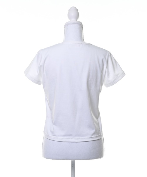 Narcissus（ナルシス）の「【Narcissus】ロゴTシャツ 半袖 コンパクトT カットソー（Tシャツ/カットソー・レディース・ホワイト/チャコール/ブラック・FREE）」の13枚目の写真