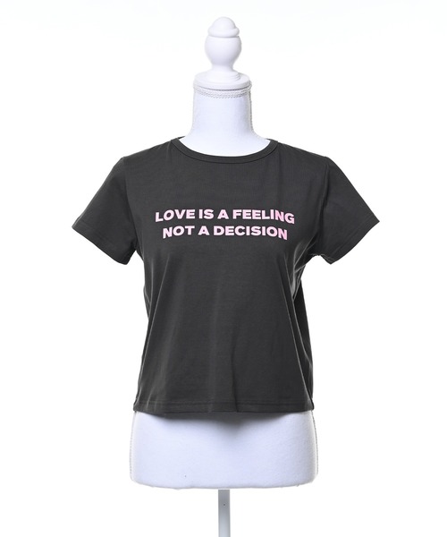 Narcissus（ナルシス）の「【Narcissus】ロゴTシャツ 半袖 コンパクトT カットソー（Tシャツ/カットソー・レディース・ホワイト/チャコール/ブラック・FREE）」の15枚目の写真