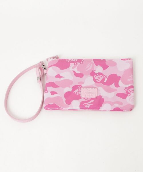 A BATHING APE(アベイシングエイプ)の「BABY LISA ABC CAMO TOTE BAG(トートバッグ・レディース・ピンク/サックスブルー・FREE)」の14枚目の写真