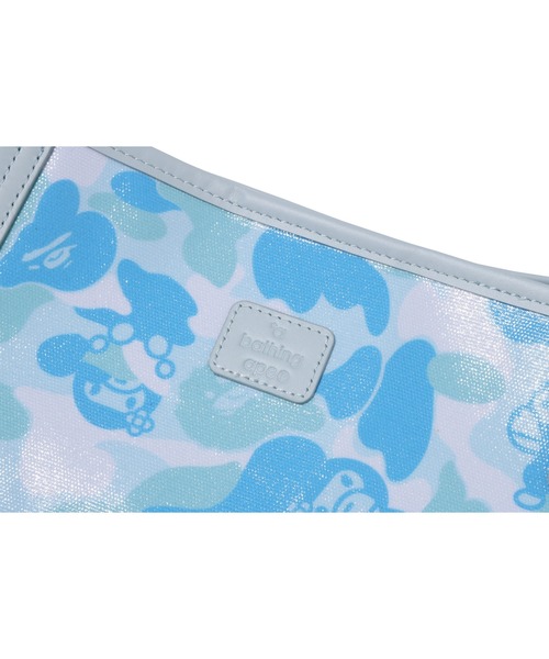 A BATHING APE(アベイシングエイプ)の「BABY LISA ABC CAMO TOTE BAG(トートバッグ・レディース・ピンク/サックスブルー・FREE)」の5枚目の写真