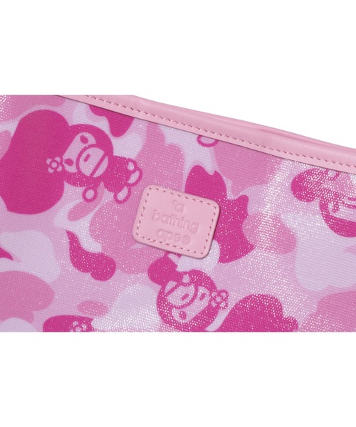A BATHING APE(アベイシングエイプ)の「BABY LISA ABC CAMO TOTE BAG(トートバッグ・レディース・ピンク/サックスブルー・FREE)」の6枚目の写真