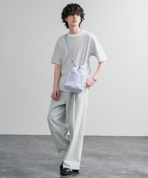 THE NORTH FACE(ザノースフェイス)の「日本未展開モデル THE NORTH FACE ザ・ノースフェイス WHITE LABEL ホワイトレーベル LINDEN MESH BUCKET BAG MINI 2WAYバケットショルダーバッグ/ハンドバッグ(ショルダーバッグ・メンズ・クリーム/ライトピンク/ブラック/ライトブルー・FREE)」の20枚目の写真