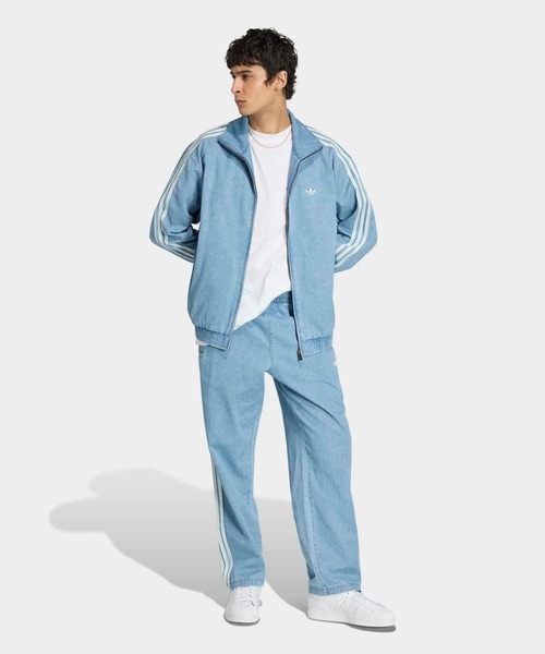 adidas（アディダス）の「デニム ファイヤーバード パンツ / アディダスオリジナルス adidas Originals（デニムパンツ・メンズ・ブルー・X-LARGE/MEDIUM/LARGE/3XL/XX-LARGE/X-SMALL/SMALL）」の5枚目の写真