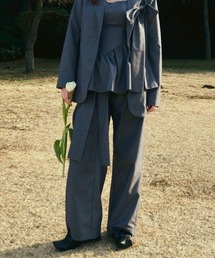 BLOOMING CHARM（ブルーミングチャーム）の「Multi-Way Ribbon Design Wide Pants（その他パンツ）」