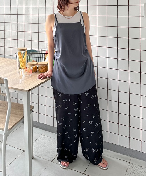 PILIT(ピリット)の「フラワー イージーパンツ(その他パンツ・レディース・ブラック/アイボリー・MEDIUM)」の18枚目の写真