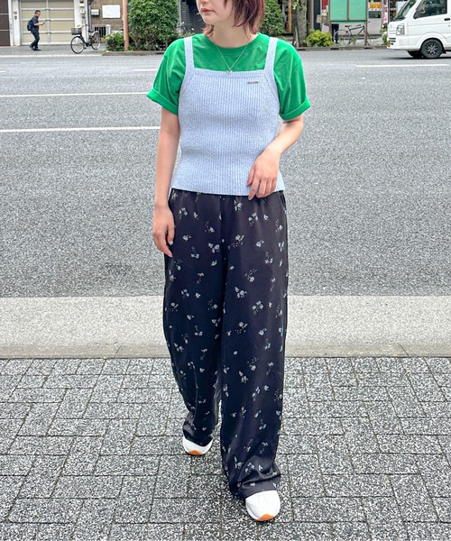 PILIT(ピリット)の「フラワー イージーパンツ(その他パンツ・レディース・ブラック/アイボリー・MEDIUM)」の4枚目の写真