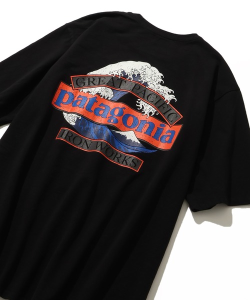 patagonia（パタゴニア）の「【Patagonia/パタゴニア】Great Waves Responsibili T-SHIRT / グレートウェーブス レスポンシビリティー 半袖Tシャツ（Tシャツ/カットソー・メンズ・ホワイト/ブラック・S/M/L/XL/XXL）」の12枚目の写真