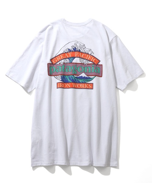 patagonia（パタゴニア）の「【Patagonia/パタゴニア】Great Waves Responsibili T-SHIRT / グレートウェーブス レスポンシビリティー 半袖Tシャツ（Tシャツ/カットソー・メンズ・ホワイト/ブラック・S/M/L/XL/XXL）」の6枚目の写真