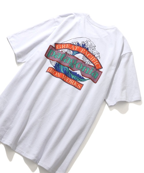 patagonia（パタゴニア）の「【Patagonia/パタゴニア】Great Waves Responsibili T-SHIRT / グレートウェーブス レスポンシビリティー 半袖Tシャツ（Tシャツ/カットソー・メンズ・ホワイト/ブラック・S/M/L/XL/XXL）」の7枚目の写真
