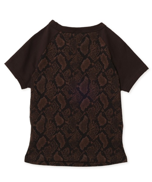 adidas(アディダス)の「adidas SNAKE PRINT CALI TEE / アディダス スネーク プリント カリ Tシャツ(Tシャツ/カットソー・レディース・ブラウン・S/M/L)」の8枚目の写真