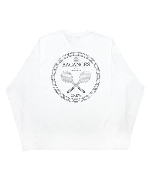 BACANCES ALL INCLUSIVE（バカンサスオールインクルーシブ）の「BC L/S T- SHIRTS[TENNIS CREW]（Tシャツ/カットソー・メンズ・ホワイト/ブラック・M）」の10枚目の写真