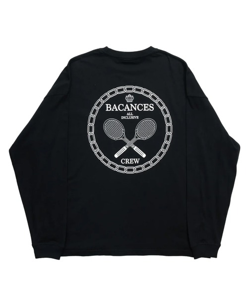 BACANCES ALL INCLUSIVE（バカンサスオールインクルーシブ）の「BC L/S T- SHIRTS[TENNIS CREW]（Tシャツ/カットソー・メンズ・ホワイト/ブラック・M）」の14枚目の写真