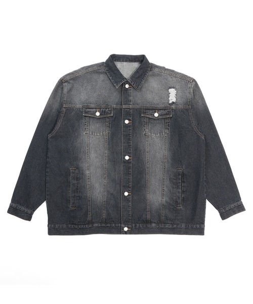 ウ*ン様 RULE THE FATE DENIM JACKET BLACK si RULE THE FATE｜ルールザフェイト（メンズ）のデニムジャケット