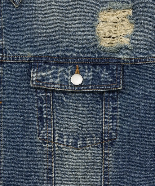 RULE THE FATE(ルールザフェイト)の「RTF DENIM JACKET/デニムジャケット(デニムジャケット・メンズ・ブラック/ブルー・2/1/0)」の5枚目の写真
