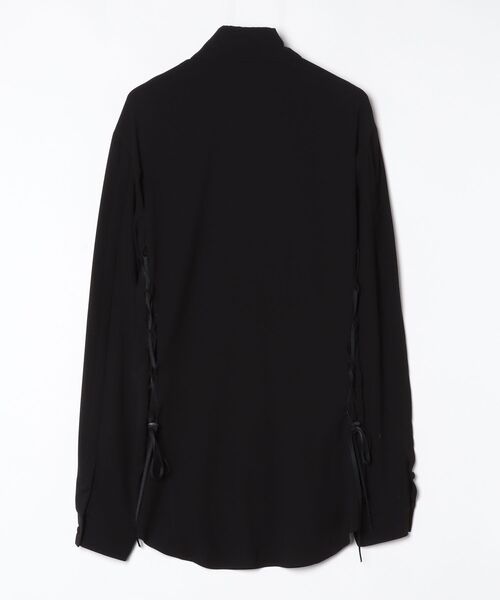 kiryuyrik(キリュウキリュウ)の「LaceUpSingleFrillShirt(シャツ/ブラウス・メンズ・ブラック・SMALL/MEDIUM/LARGE)」の2枚目の写真