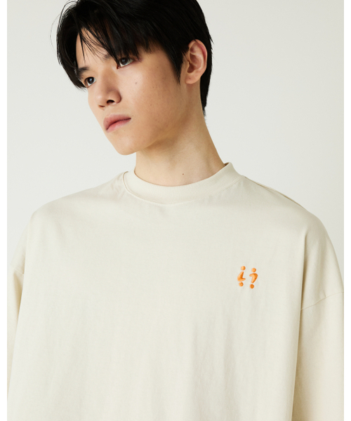 THEENDQUESTION（ジエンドクエスチョン）の「Symbol embroidery t-shirt / BEIGE（Tシャツ/カットソー・レディース・その他・FREE）」の7枚目の写真