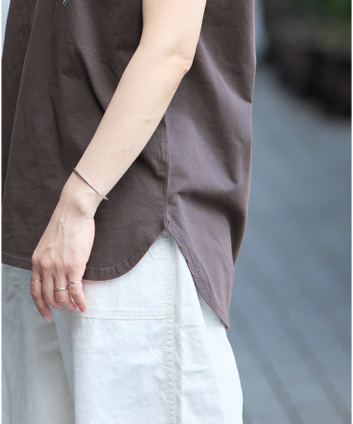 JOURNAL STANDARD(ジャーナルスタンダード)の「JS FES VINTAGE スリーブレスTシャツ(Tシャツ/カットソー・レディース・ベージュ/ブラック系その他・FREE)」の10枚目の写真