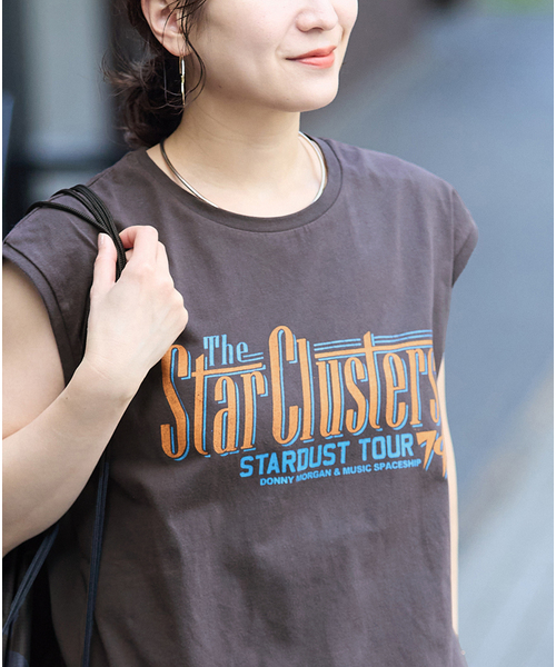 JOURNAL STANDARD(ジャーナルスタンダード)の「JS FES VINTAGE スリーブレスTシャツ(Tシャツ/カットソー・レディース・ベージュ/ブラック系その他・FREE)」の12枚目の写真