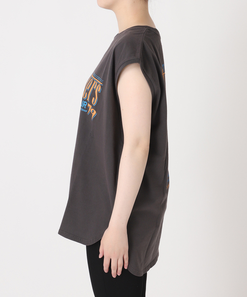 JOURNAL STANDARD(ジャーナルスタンダード)の「JS FES VINTAGE スリーブレスTシャツ(Tシャツ/カットソー・レディース・ベージュ/ブラック系その他・FREE)」の21枚目の写真