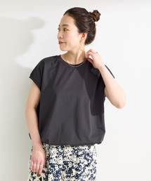 B.C STOCK | UVcare / 接触冷感 / 遮熱 / add Function フロントドローコードプルオーバー(Tシャツ/カットソー)