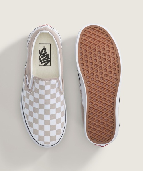 VANS(バンズ)の「クラシック スリッポン / Classic Slip-On COLOR THEORY C VN000D6YH2B1(スリッポン・メンズ・ベージュ・4.5/12/11.5/5/10.5/10/9.5/9/8.5/8/7.5/7/6.5/6/5.5/11)」の3枚目の写真