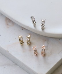 スクエアビジュワンタッチピアス