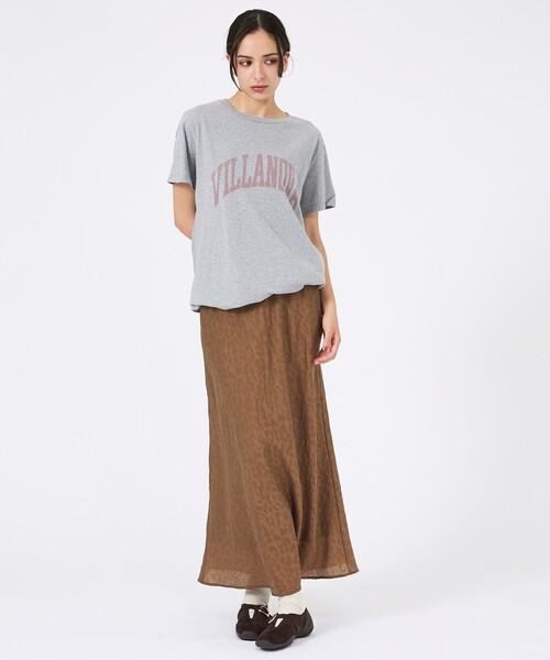 Rouge vif la cle（ルージュヴィフラクレ）の「【REMI RELIEF / レミレリーフ】SP加工/ロゴT/VILLANOVA（Tシャツ/カットソー・レディース・グレー/ライトブルー/ホワイト/ブラック・フリー）」の11枚目の写真