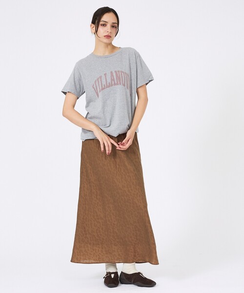 Rouge vif la cle（ルージュヴィフラクレ）の「【REMI RELIEF / レミレリーフ】SP加工/ロゴT/VILLANOVA（Tシャツ/カットソー・レディース・グレー/ライトブルー/ホワイト/ブラック・フリー）」の12枚目の写真
