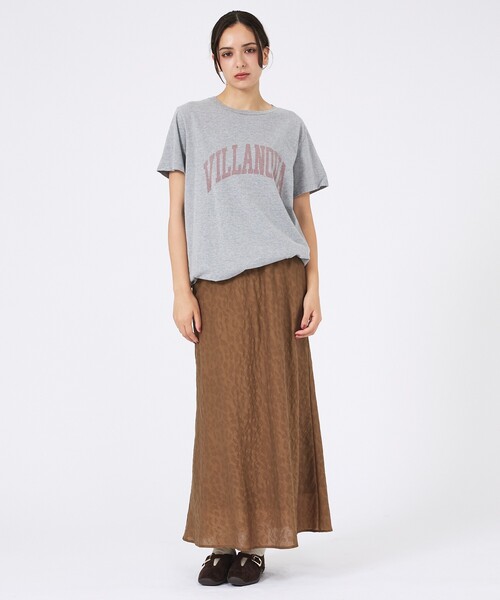 Rouge vif la cle（ルージュヴィフラクレ）の「【REMI RELIEF / レミレリーフ】SP加工/ロゴT/VILLANOVA（Tシャツ/カットソー・レディース・グレー/ライトブルー/ホワイト/ブラック・フリー）」の13枚目の写真