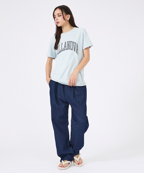 Rouge vif la cle（ルージュヴィフラクレ）の「【REMI RELIEF / レミレリーフ】SP加工/ロゴT/VILLANOVA（Tシャツ/カットソー・レディース・グレー/ライトブルー/ホワイト/ブラック・フリー）」の18枚目の写真