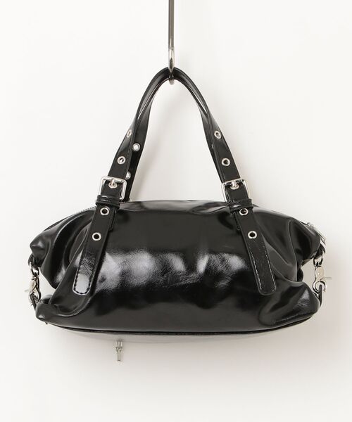 mindseeker girls(マインドシーカーガールズ)の「Eyelet Handle Bag / アイレットハンドルバッグ(ショルダーバッグ・レディース・ブラック/ライトブルー・FREE)」の3枚目の写真