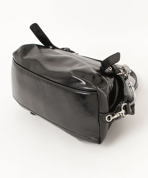 mindseeker girls(マインドシーカーガールズ)の「Eyelet Handle Bag / アイレットハンドルバッグ(ショルダーバッグ・レディース・ブラック/ライトブルー・FREE)」の4枚目の写真