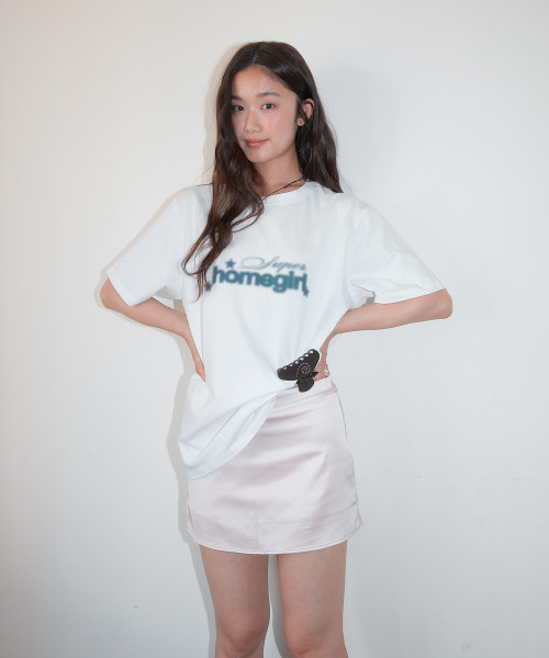 HOMEBODY THINGS（ホームバディ ティングズ）の「Belted Satin Mini Skort (BLUSH PINK)（スカート・レディース・その他・2/1）」の3枚目の写真