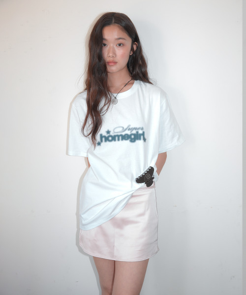 HOMEBODY THINGS（ホームバディ ティングズ）の「Belted Satin Mini Skort (BLUSH PINK)（スカート・レディース・その他・2/1）」の5枚目の写真