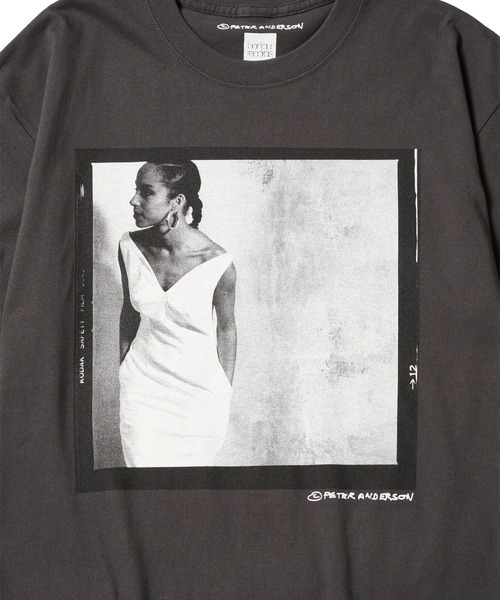 bonjour records(ボンジュールレコーズ)の「Peter Anderson/ピーター・アンダーソン for bonjour records SADE Photo Official T-shirt(Tシャツ/カットソー・メンズ・ホワイト系その他/ホワイト/ブラック/ブラック系その他・M/XL/L)」の7枚目の写真