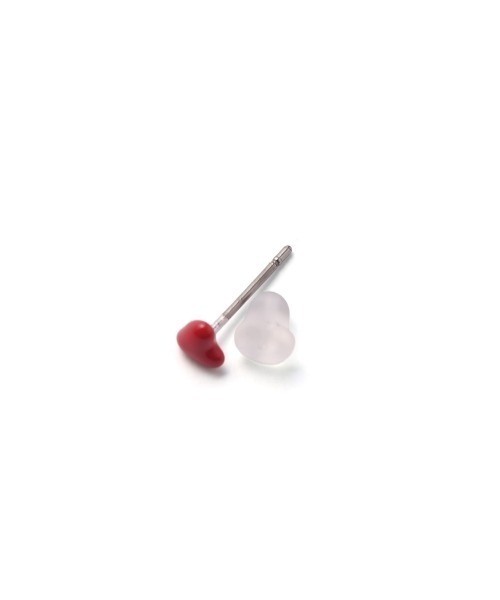 marjour(マージュール)の「PETIT HEART PIERCE(ピアス(両耳用)・レディース・レッド・FREE)」の10枚目の写真