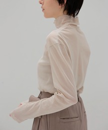 tulle high-neck pullover(チュールハイネックプルオーバー)