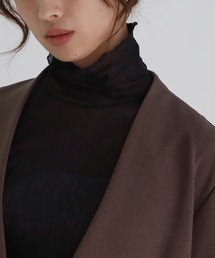 tulle high-neck pullover(チュールハイネックプルオーバー)