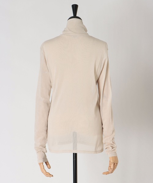 DRESSLAVE(ドレスレイブ)の「tulle high-neck pullover(チュールハイネックプルオーバー)(Tシャツ/カットソー・レディース・ホワイト/ブラック・38)」の16枚目の写真
