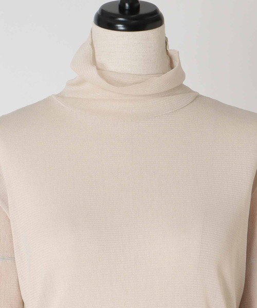 DRESSLAVE(ドレスレイブ)の「tulle high-neck pullover(チュールハイネックプルオーバー)(Tシャツ/カットソー・レディース・ホワイト/ブラック・38)」の17枚目の写真