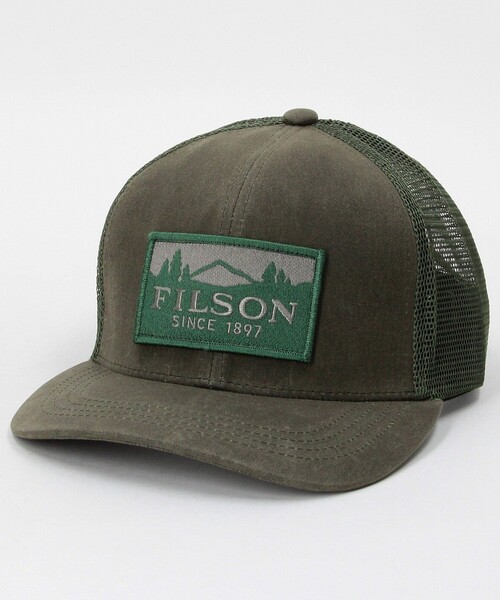 FILSON(フィルソン)の「FILSON/フィルソン Logger Mesh Cap/ロガー メッシュ キャップ(キャップ・メンズ・ブラウン/オリーブ・フリ-)」の2枚目の写真