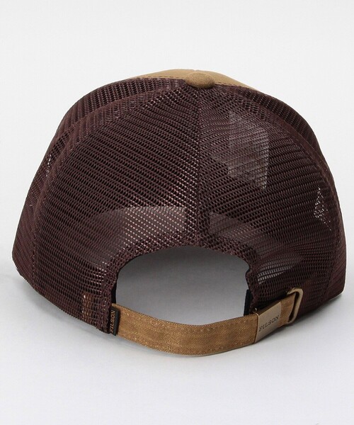 FILSON(フィルソン)の「FILSON/フィルソン Logger Mesh Cap/ロガー メッシュ キャップ(キャップ・メンズ・ブラウン/オリーブ・フリ-)」の4枚目の写真