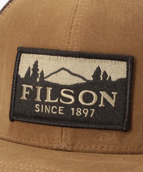 FILSON(フィルソン)の「FILSON/フィルソン Logger Mesh Cap/ロガー メッシュ キャップ(キャップ・メンズ・ブラウン/オリーブ・フリ-)」の6枚目の写真