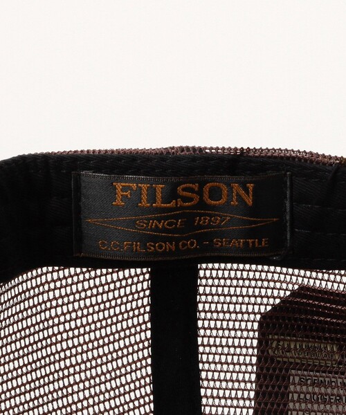 FILSON(フィルソン)の「FILSON/フィルソン Logger Mesh Cap/ロガー メッシュ キャップ(キャップ・メンズ・ブラウン/オリーブ・フリ-)」の9枚目の写真