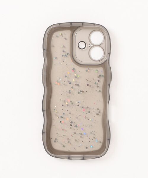 Fun & Daily(ファンアンドデイリー)の「F&D : スターダストウェーブ iPhoneケース/ iPhone15 / 16 / 17 / Plus / Pro / Pro Max / Air アイフォンケース(スマホケース/カバー・レディース・クリア/ブラック・iPhone 17 Pro/iPhone Air/iPhone 17 Pro Max/iPhone 15/iPhone 16 Pro/iPhone 16/iPhone 17)」の3枚目の写真