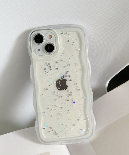 Fun & Daily(ファンアンドデイリー)の「F&D : スターダストウェーブ iPhoneケース/ iPhone15 / 16 / 17 / Plus / Pro / Pro Max / Air アイフォンケース(スマホケース/カバー・レディース・クリア/ブラック・iPhone 17 Pro/iPhone Air/iPhone 17 Pro Max/iPhone 15/iPhone 16 Pro/iPhone 16/iPhone 17)」の4枚目の写真