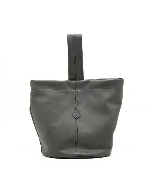 CLEDRAN(クレドラン)の「【本革 口元の留め方でフォルムチェンジ可能】CL4015 NOUVE ON HAND BAG(トートバッグ・レディース・グレー/ブルーグレー/キャメル/ブラウン・FREE)」の2枚目の写真