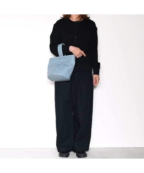 CLEDRAN(クレドラン)の「【本革 口元の留め方でフォルムチェンジ可能】CL4015 NOUVE ON HAND BAG(トートバッグ・レディース・グレー/ブルーグレー/キャメル/ブラウン・FREE)」の16枚目の写真