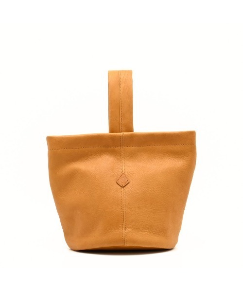 CLEDRAN(クレドラン)の「【本革 口元の留め方でフォルムチェンジ可能】CL4015 NOUVE ON HAND BAG(トートバッグ・レディース・グレー/ブルーグレー/キャメル/ブラウン・FREE)」の5枚目の写真