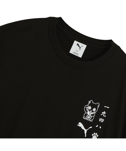 PUMA(プーマ)の「PUMA プーマ メンズ スーベニア マネキネコ 半袖 Tシャツ 2(Tシャツ/カットソー・メンズ・ブラック/ホワイト・X-LARGE/X-SMALL/LARGE/SMALL/MEDIUM/XX-LARGE)」の7枚目の写真